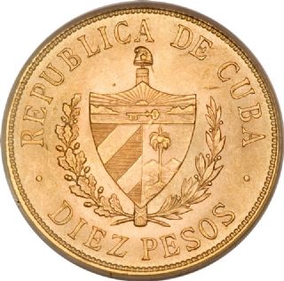 10 Pesos Cuba José Martí